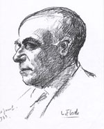 Portrait de Max Jacob, Lionel Floch, 1933, © MBQ 
